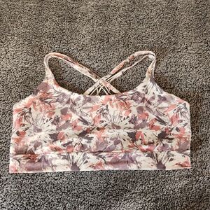 Floral Print Women's Bra